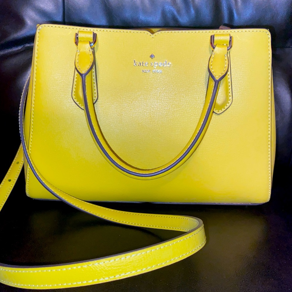 Kate Spade yellow small tippy triple